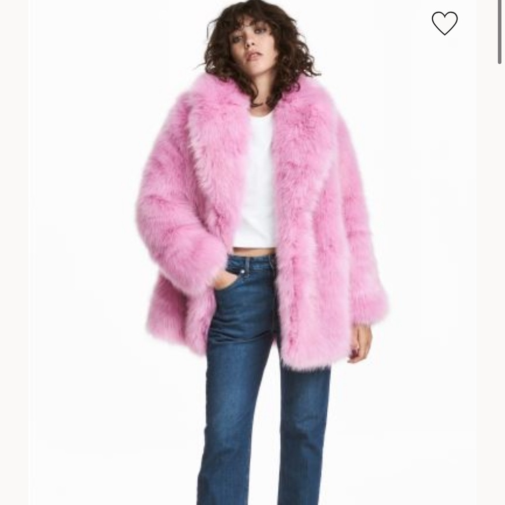 ISO! pink faux fur hm jacket!